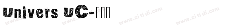 Univers UC字体转换